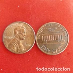 Monete antiche di America: MONEDA ESTADOS UNIDOS EEUU 1 CENTAVO ONE CENT 1986
